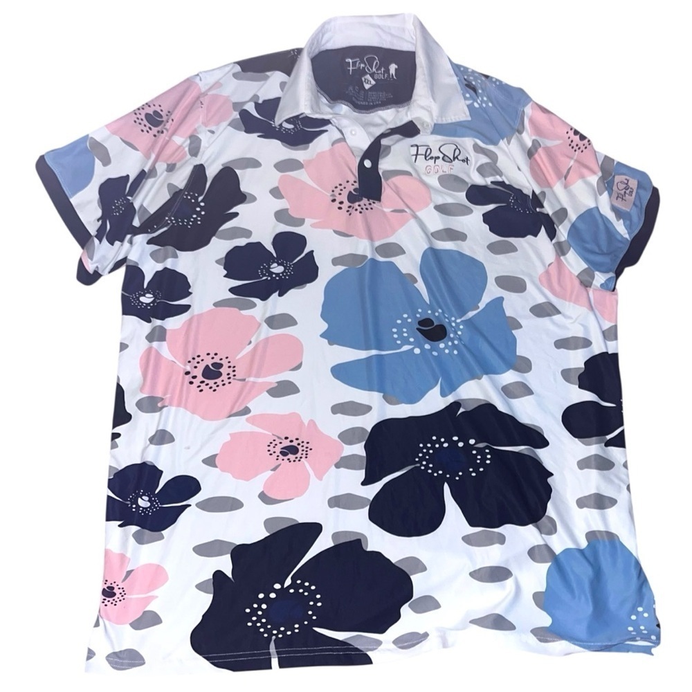FLORAL PERFORMANCE POLO FOR THE MODERN GOLFER